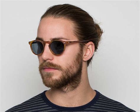 oval shape face glasses men.